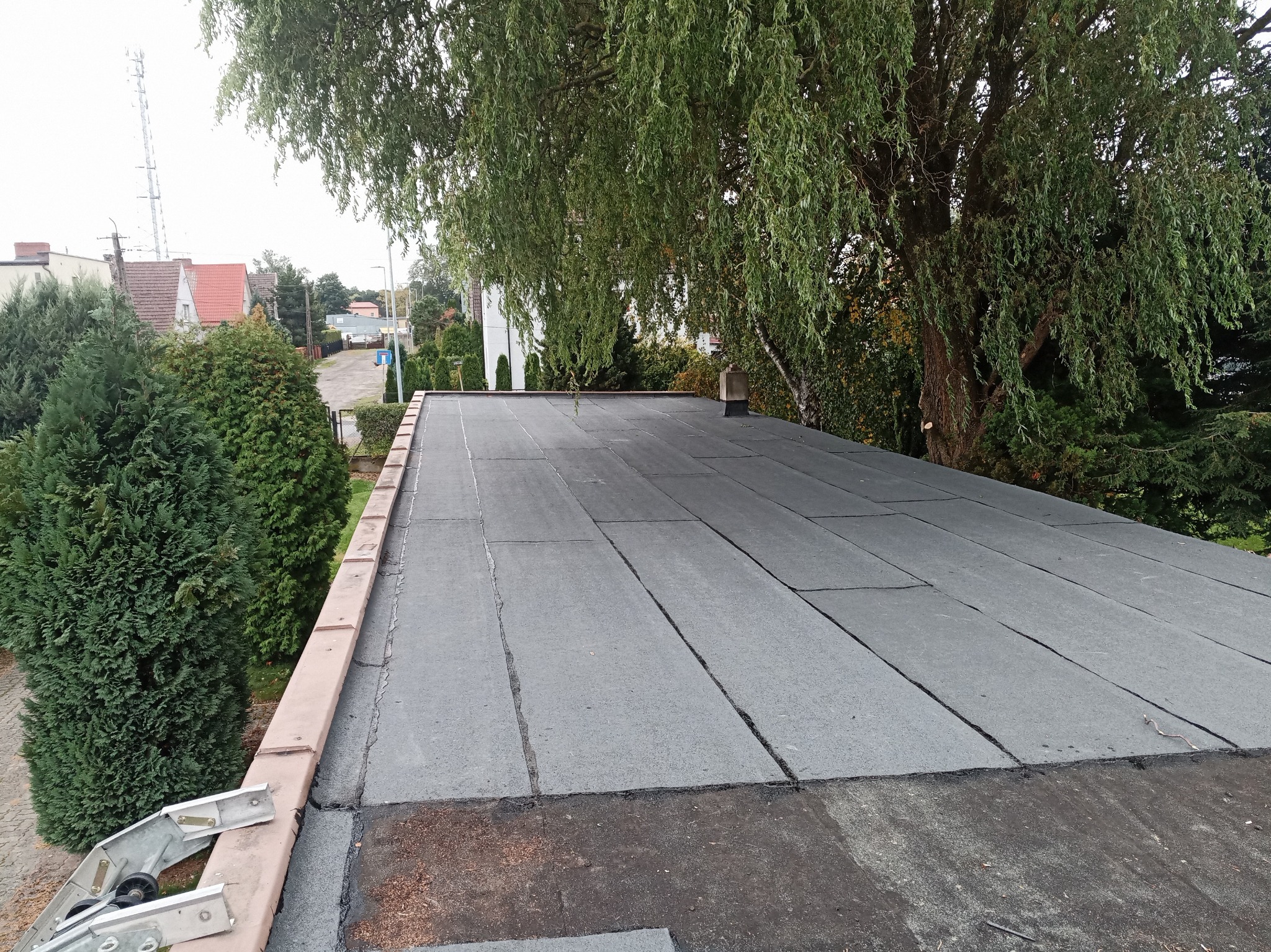 Montaż papy termozgrzewalnej Technonicol . Slupsk