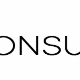 Logo firmy Consultgate przedstawiające literę G w szaro-czarnej kolorystyce, obok nazwa firmy zapisaną czarnymi literami.