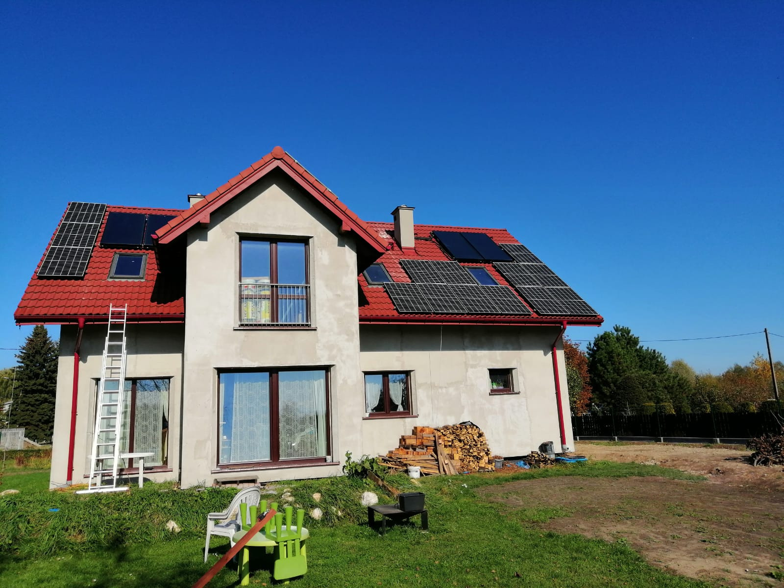 Czernichów 6,50kW Panele: Q-Cells 325 Wp Falownik: SolarEdge SE 6K