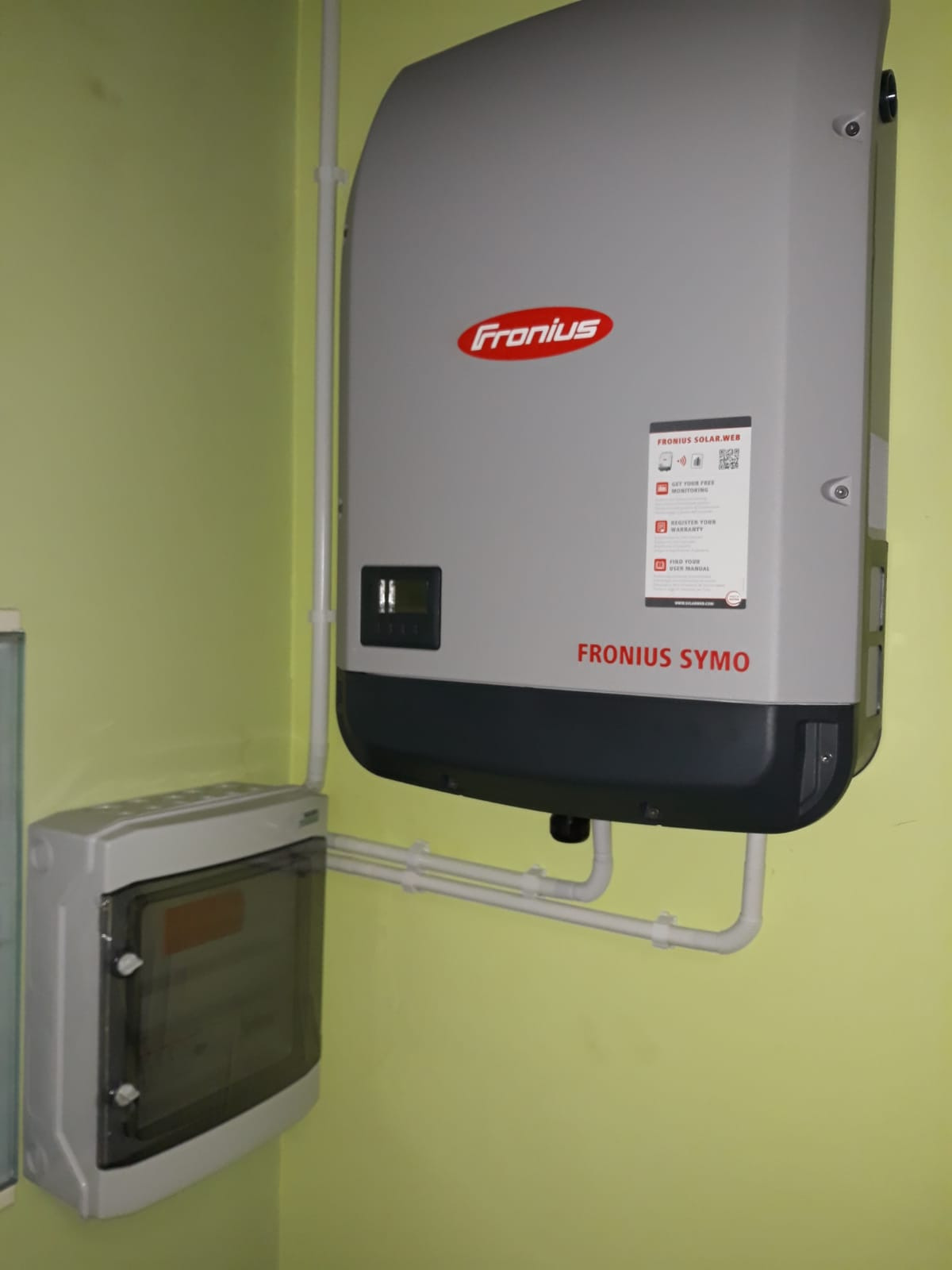 Łączany 9,92kWp Panele: BAUER 320Wp Falownik: Fronius 12.5-3-M