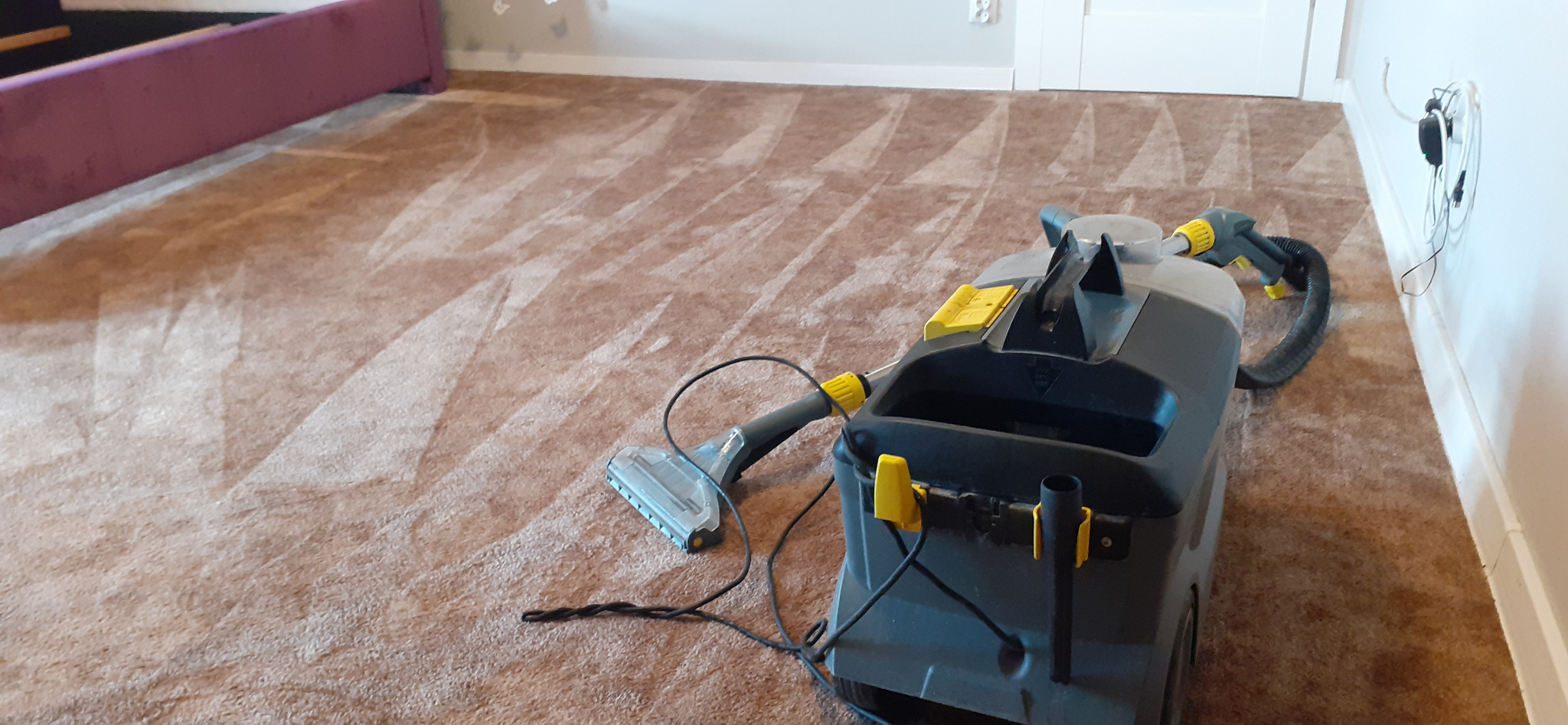 Realizacja w domu prywatnym - odświeżenie wykładziny w pokoju dziecka.