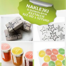 Realizujemy naklejki, etykiety nacinane po dowolnym kształcie