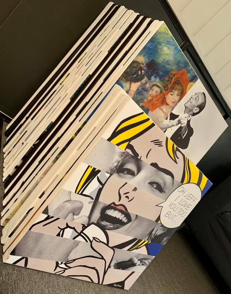 Wydruk obrazów na płótnie malarskim