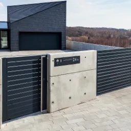 Ogrodzenie z betonu architektonicznego