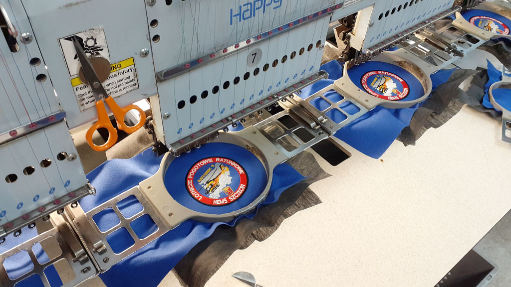 Naszywki z własnym logo dla LPR Szczecin