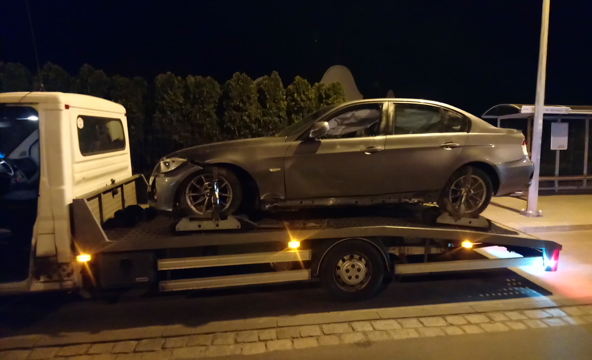 Wypadek w Legnicy. Zima 2018r.