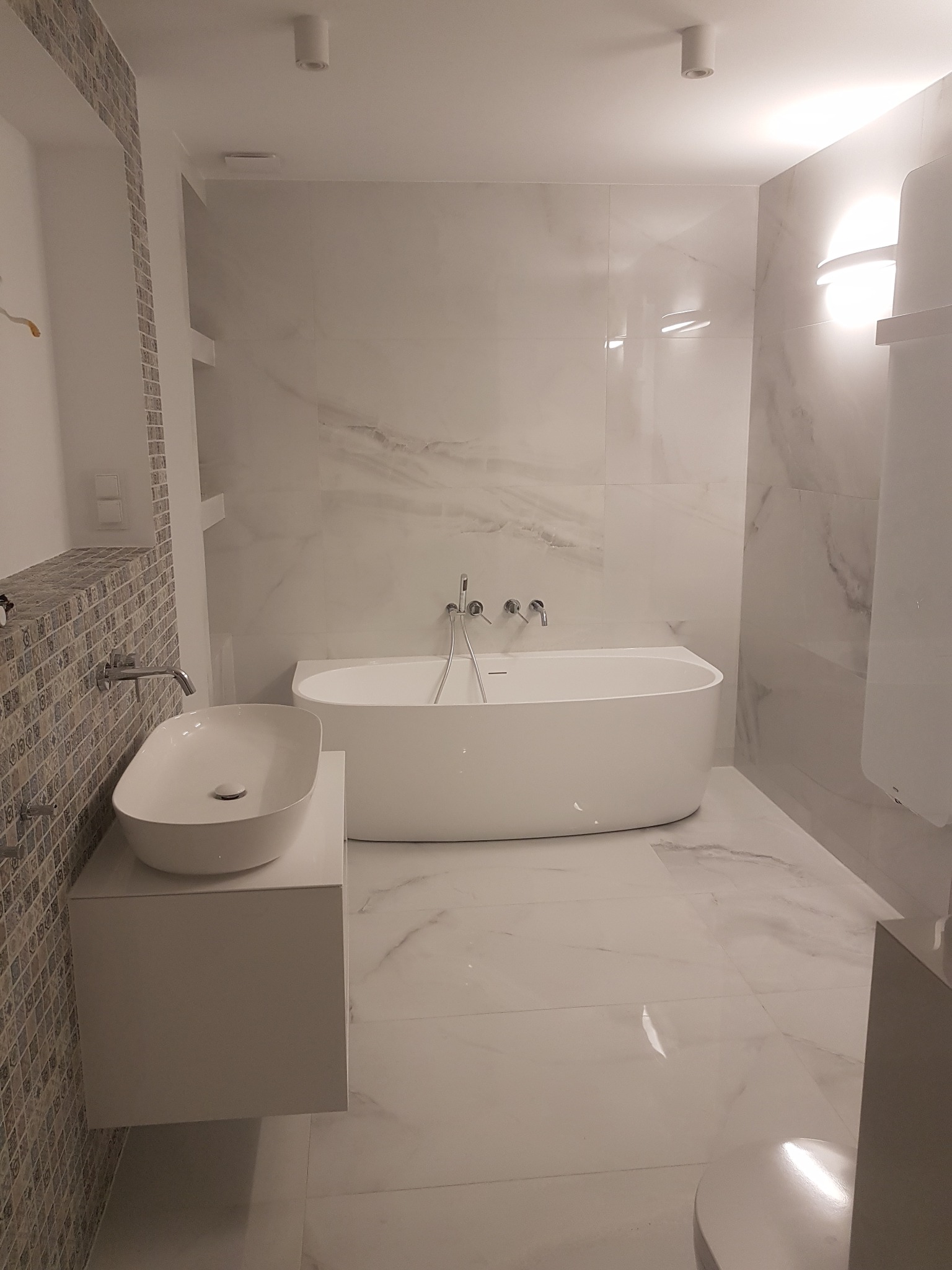 Łazienka po wykonywaniu