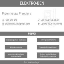 Elektro-Ben - Urządzenia, materiały instalacyjne Piła