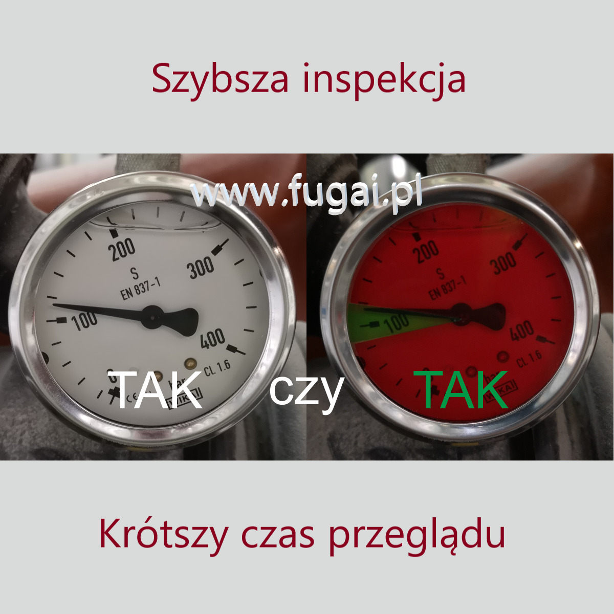 Folie do manometrów. Porównanie