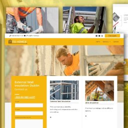 Strona internetowa dla firmy budowlanej z Irlandii.