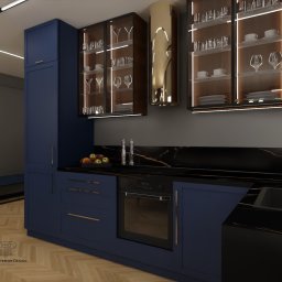 Dream Interior Design Wnętrza Marzeń - Mieszkanie 76 m2 stan deweloperski kuchnia