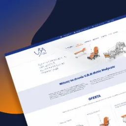 Strona internetowa producenta mebli medycznych U.B.M-Meble Medyczne, prezentująca ofertę foteli zabiegowych, łóżek szpitalnych i wyposażenia medycznego.
