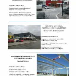 Zestawienie trzech zrealizowanych inwestycji: parterowy budynek gastronomiczny w Bielsku-Białej, rozbudowa budynku usługowego w Mszanie Dolnej oraz budowa hali produkcyjnej z częścią biurową...