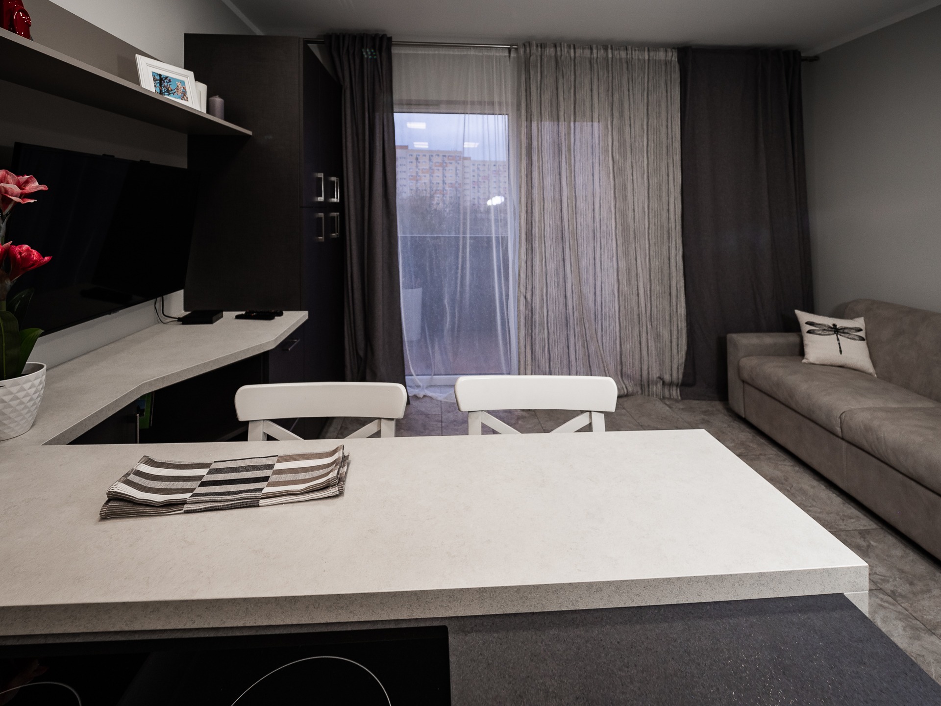 Jeden z apartamentów wykończony przez naszą ekipę remontową