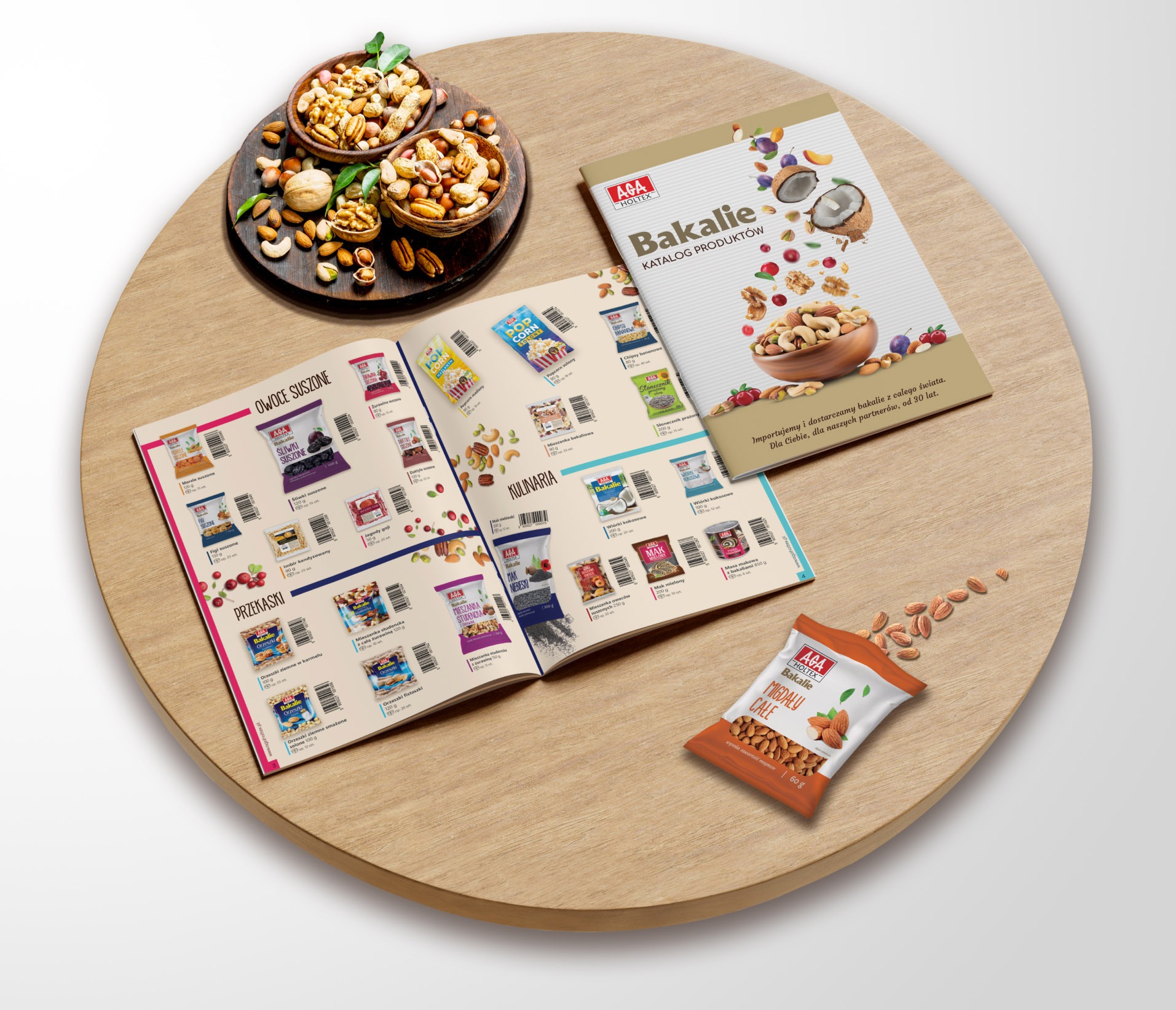 Katalog produktowy dla firmy AGA-HOLTEX.