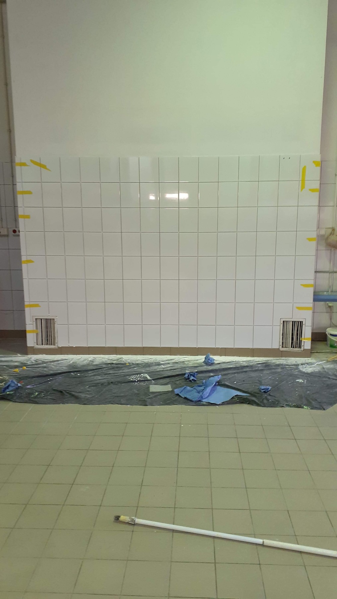 Ściana po rekonstrukcji.