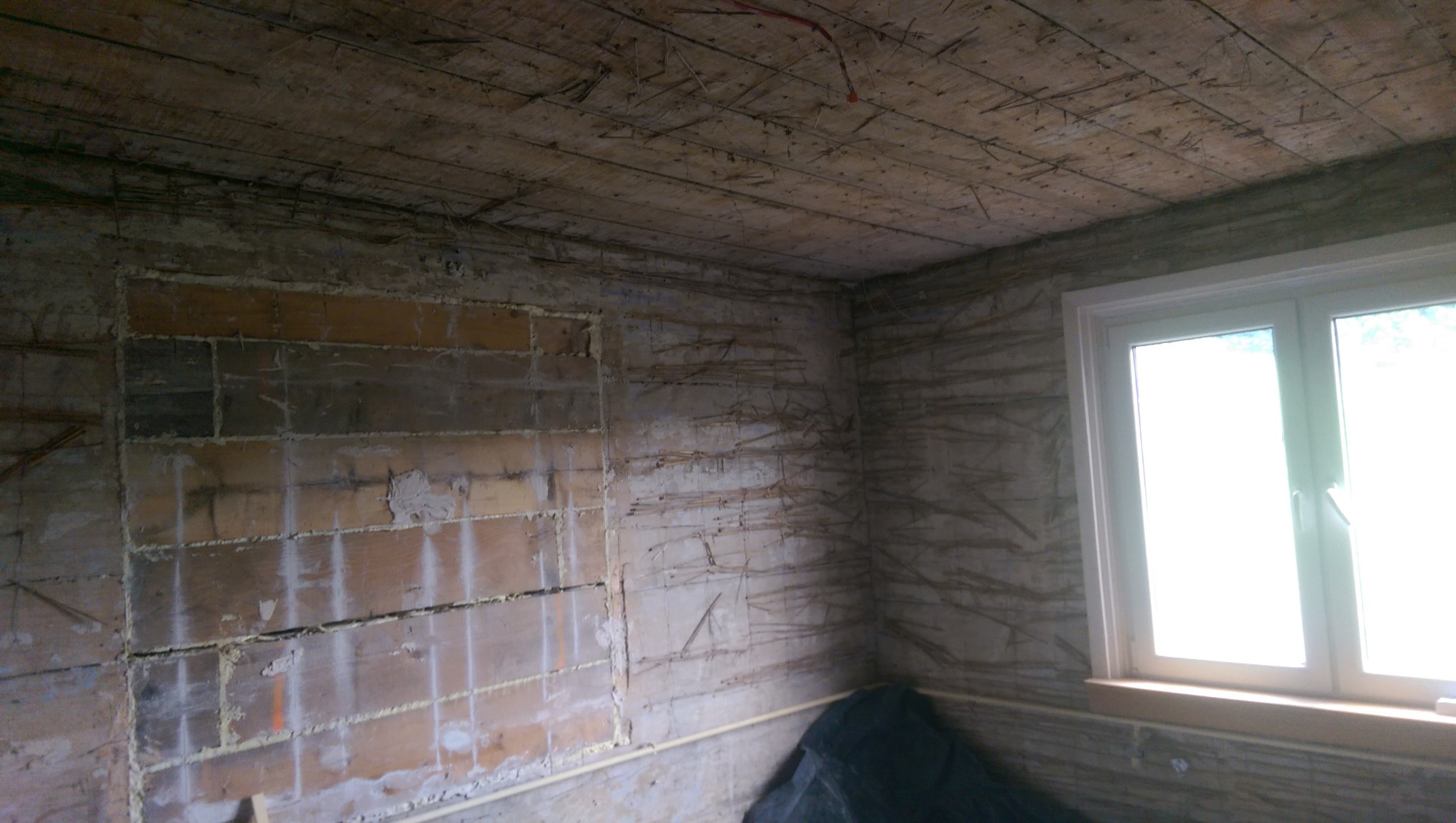 Remont drewnianego domu - początek 1