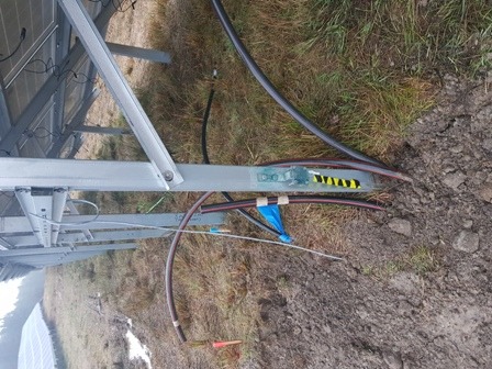 podłączenie inwertera-instalacje ziemne na farmie ok.1MWp