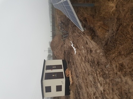 farma gruntowa ok.1 MWp-zakończenie instalacji ziemnych