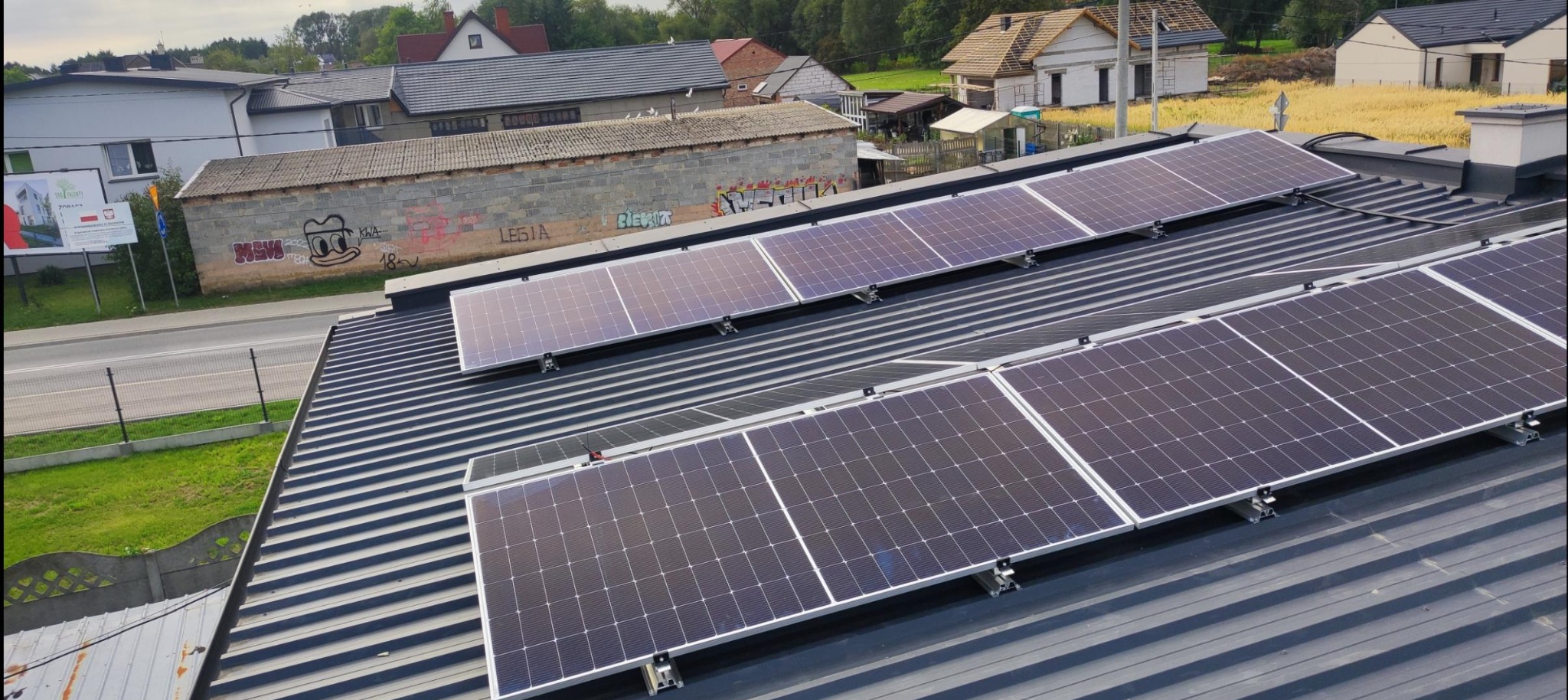 instalacja fotowoltaiczna wschód/zachód
