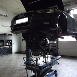 Demontaż silnika Audi A4