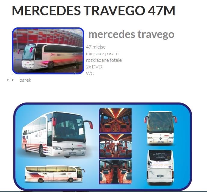 Mercedes-Benz Travego 47 miejsc