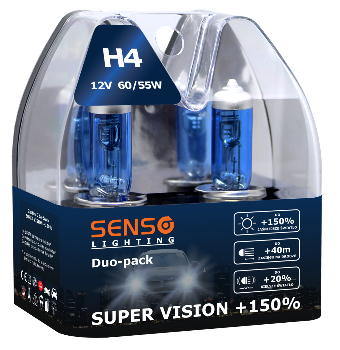 Zestaw H4 +150%