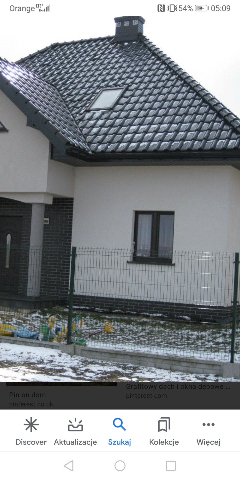 Elewacja domu klient zadowolony