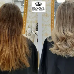 Dekoloryzacja, właściwa koloryzacja i strzyżenie, fryzjerka Elżbieta, Salon Royal's, GCH Manhattan