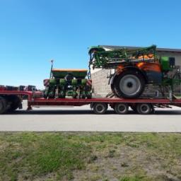 transport niskopodwoziowy maszyn budowlanych, maszyn rolniczych, konstrukcji, elementów betonowych