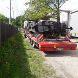 transport niskopodwoziowy maszyn budowlanych, maszyn rolniczych, konstrukcji, elementów betonowych