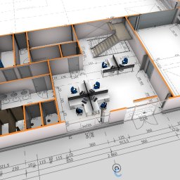 Projektowanie w modelu 3d pozwala na precyzyjne rozwiązywanie trudnych miejsc w budynku i wykrywanie problemów zanim jeszcze inwestor przystąpi do budowy. Oszczędność czasu i pieniędzy inwestora.