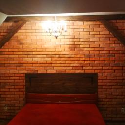 Ścianka z cegły gipsowej, belka 10 