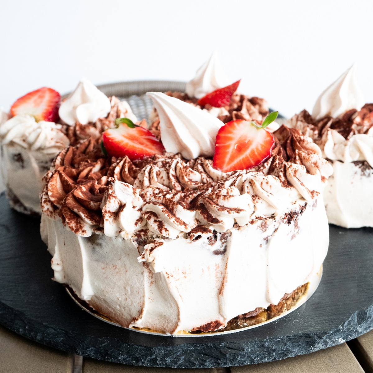 Biszkoptowy torcik cappuccino.