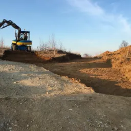 korytowanie pod drogi, place, chodniki itp