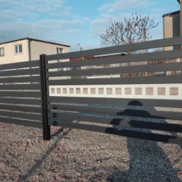 Wykonane ogrodzenie nowoczesne na specjalne zamówienie klienta z Rybnika.