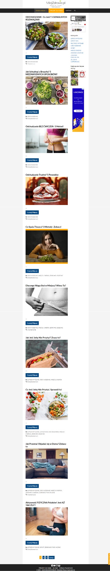 Prosty blog o tematyce zdrowotnej i odchudzaniu