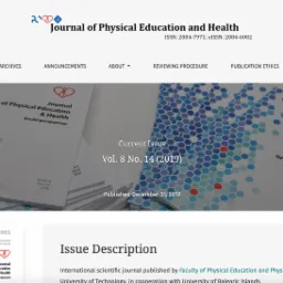 Strona internetowa czasopisma naukowego 'Journal of Physical Education and Health' z Politechniki Opolskiej, opartego na Open Journal Systems, prezentująca aktualny numer i opis wydania.