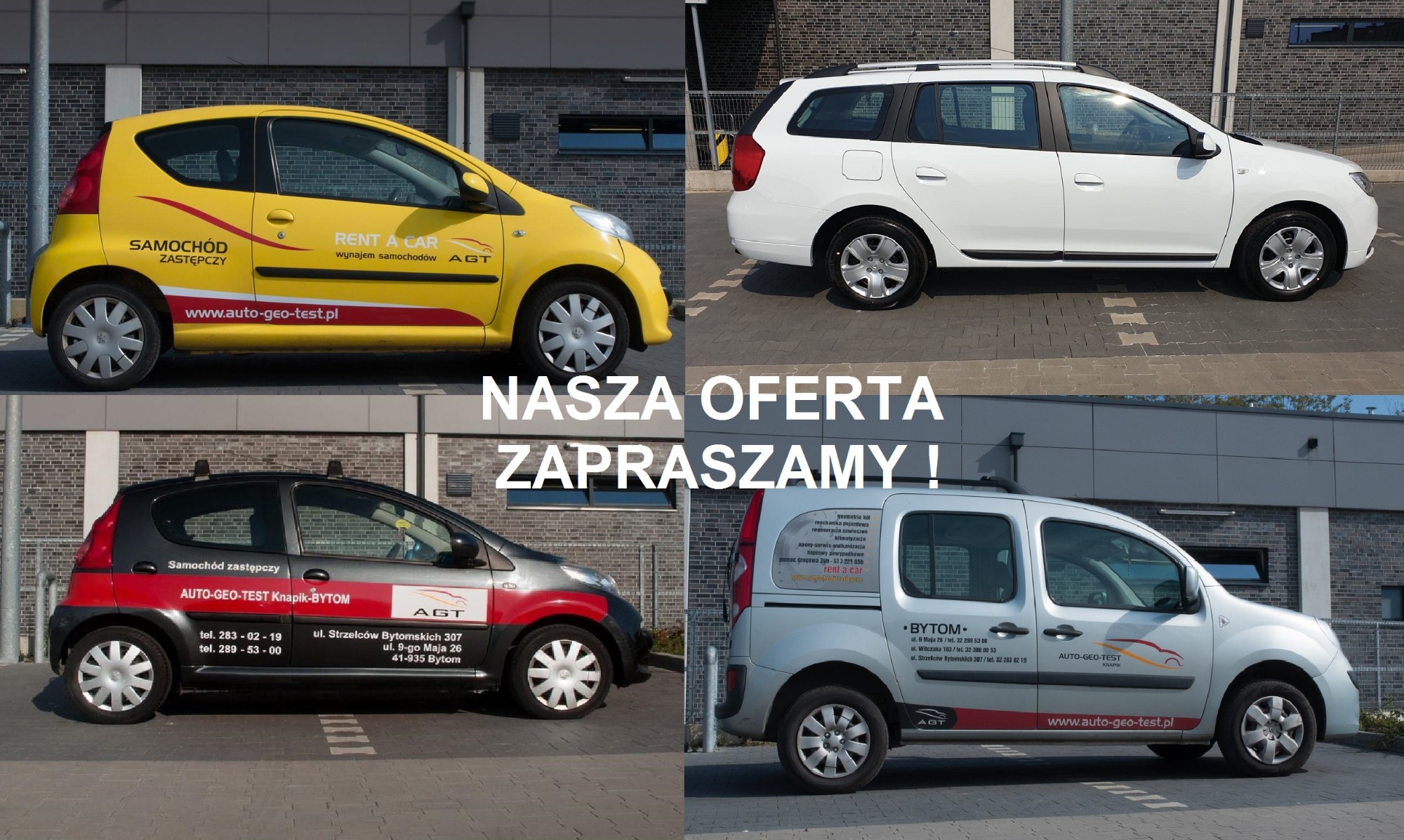 wynajem samochodów osobowych