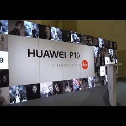 Ekran LEDSkin przygotowane na interaktywne szkolenie marki Huawei.