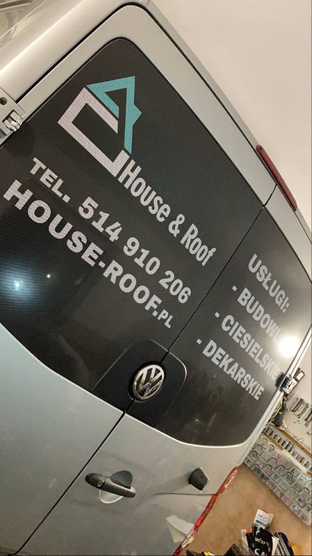 Folia One-Way Vision - reklama na pojazdach (projekt, druk i montaż)