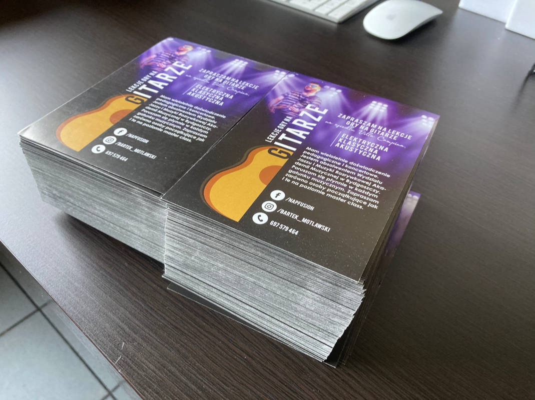 Ulotki A6 (projekt + druk)