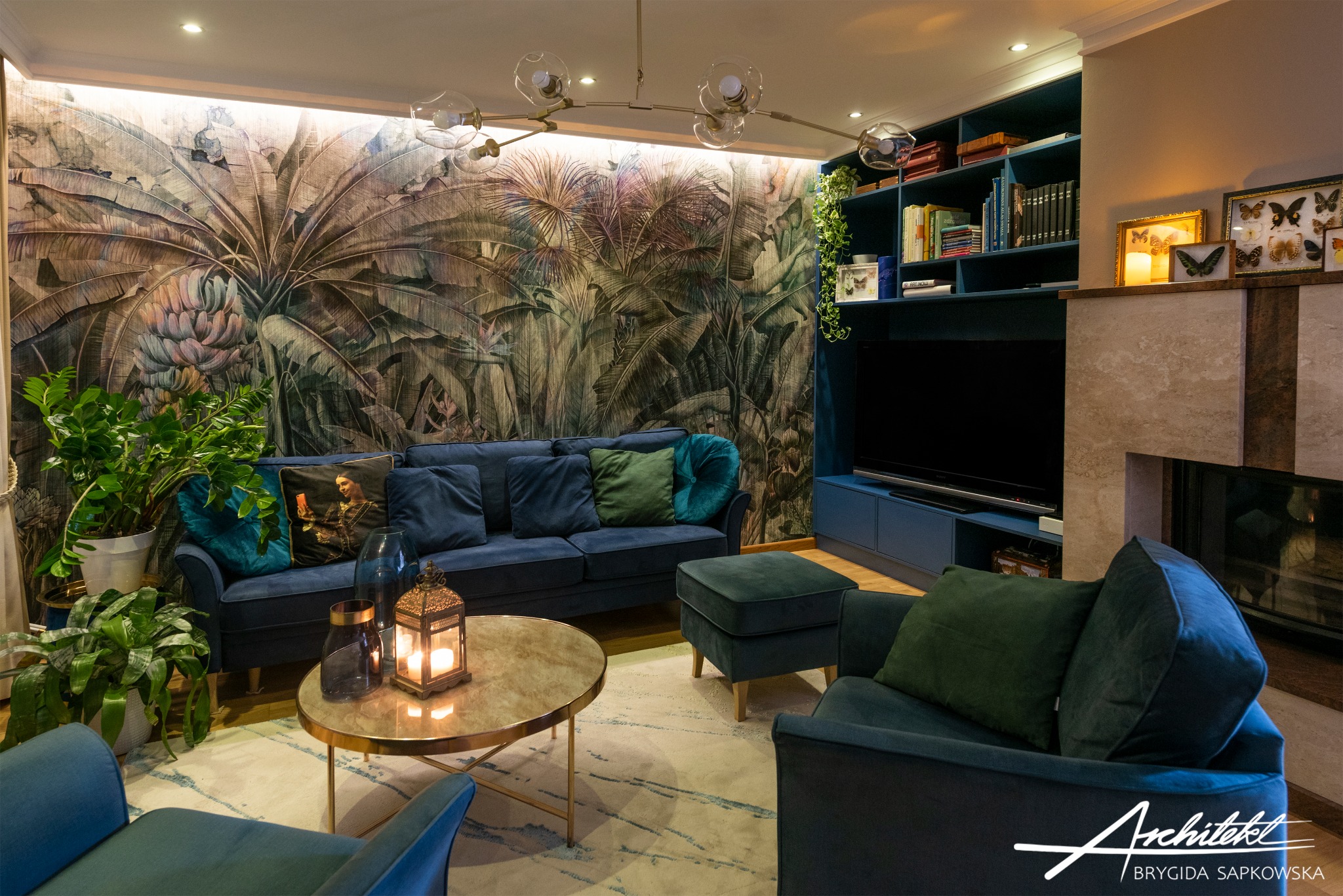 PROJEKT I REALIZACJA - pokój dzienny Architekt Brygida Sapkowska Fot. Sławomir Sajkowski