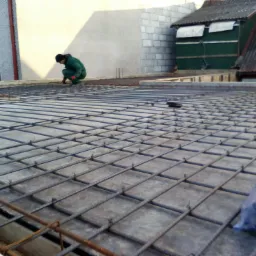 Szalunek i zbrojenie stropu..