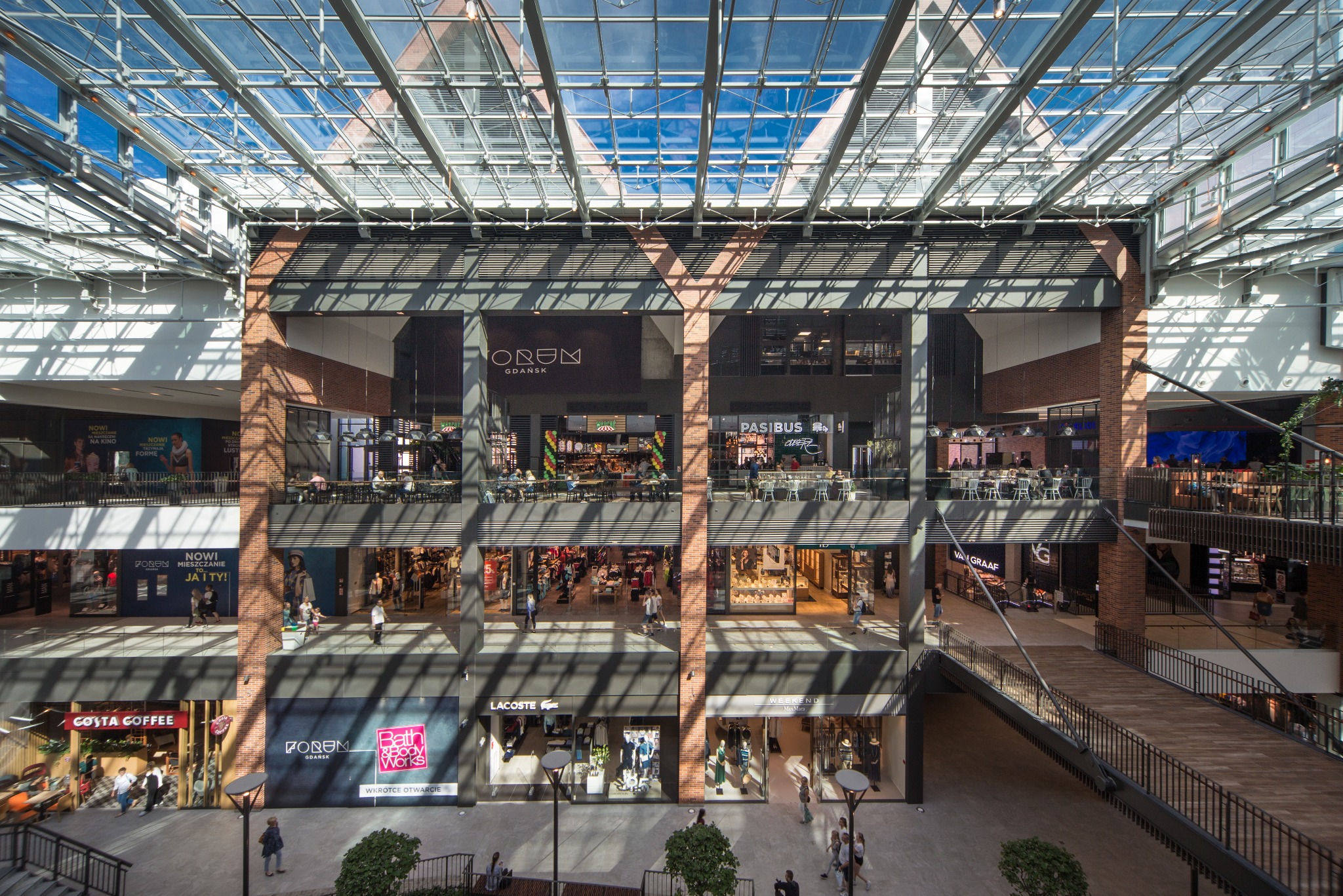 Forum Gdańsk (2012-2018) - wnętrza