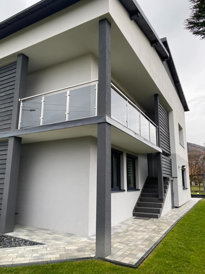 nierdzewna szkło grafit