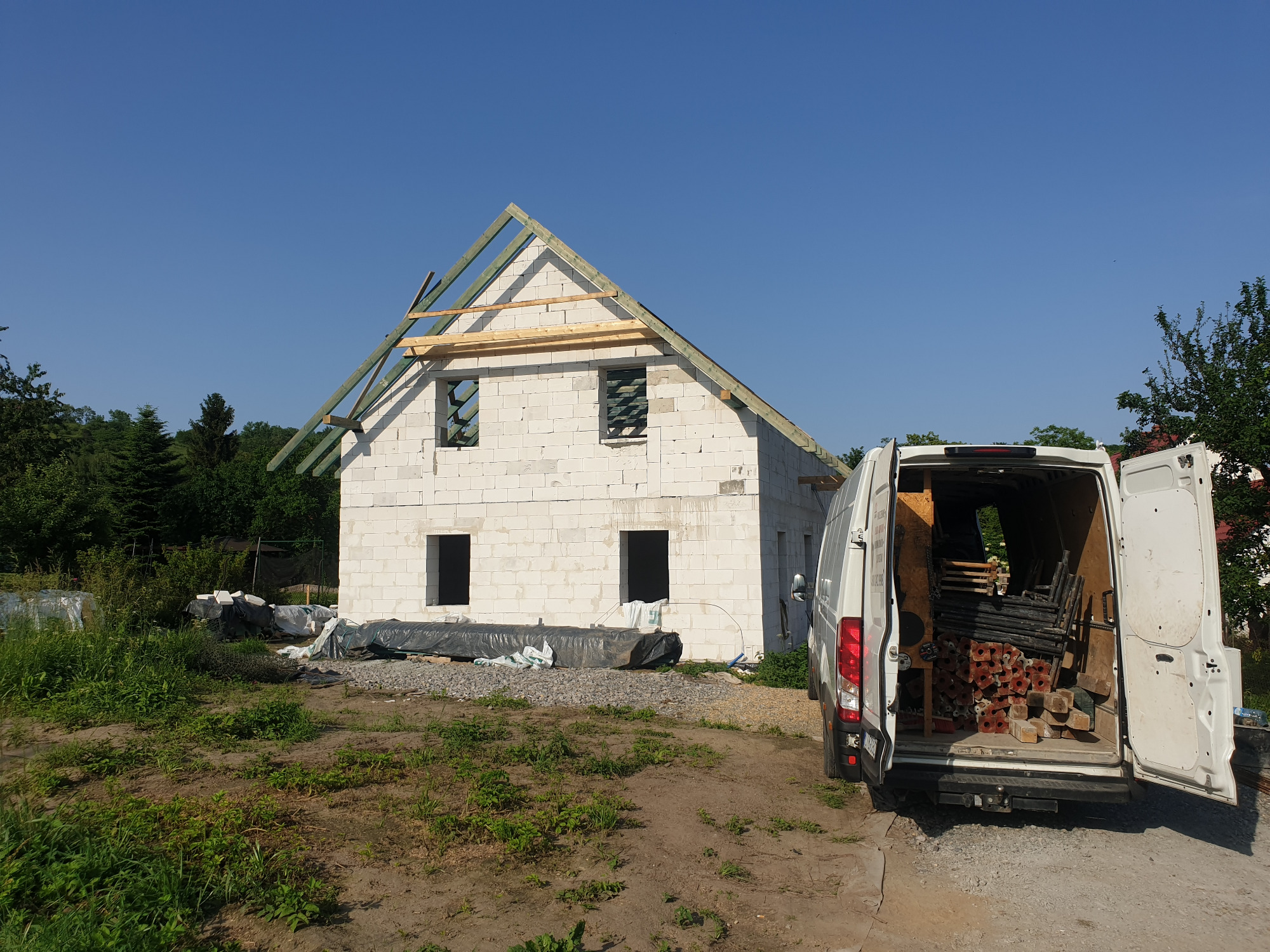 Budowa z bloczka H+H 48cm