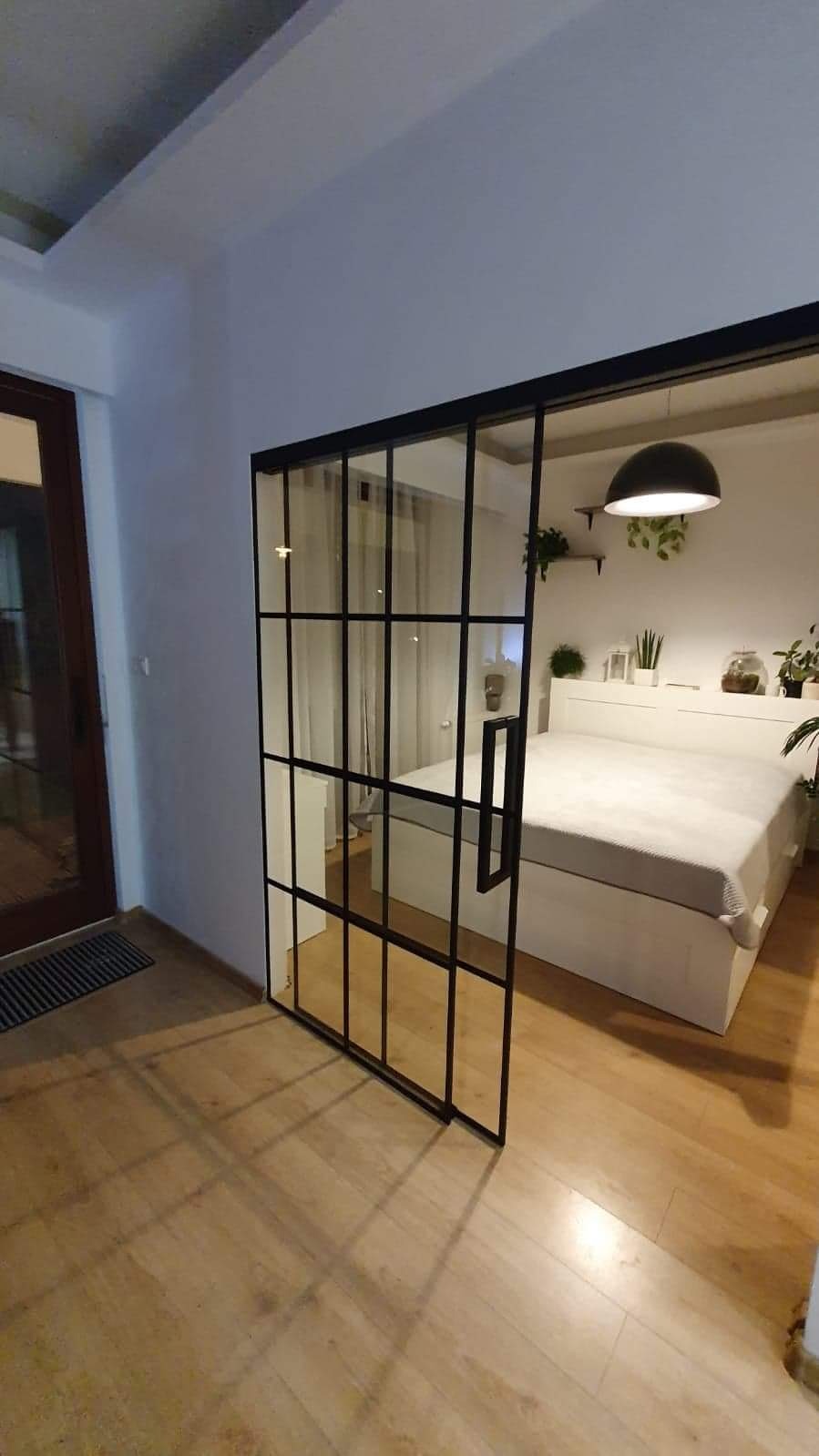 Drzwi loftowe w systemie przesuwnym mikro 80