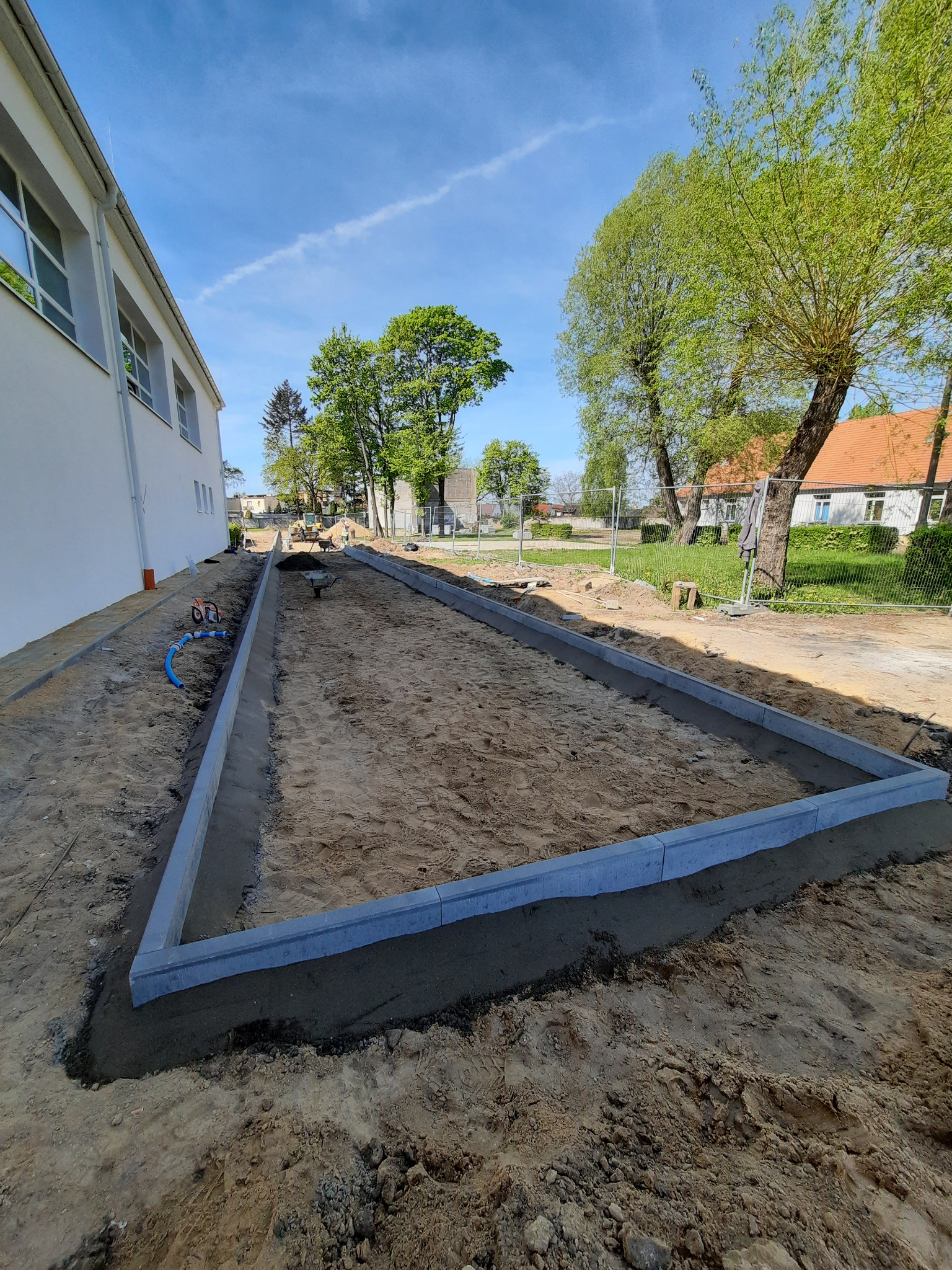 Bieżnia prace początkowe