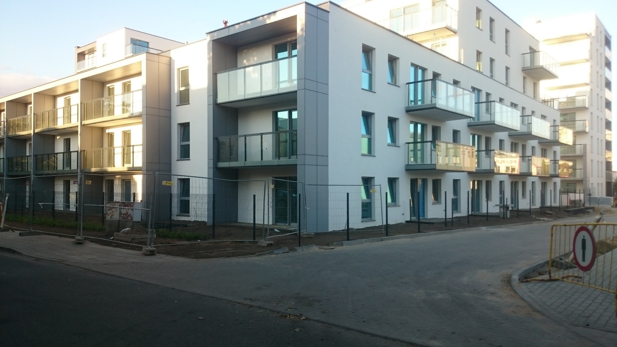 Balkony według projektu dewelopera